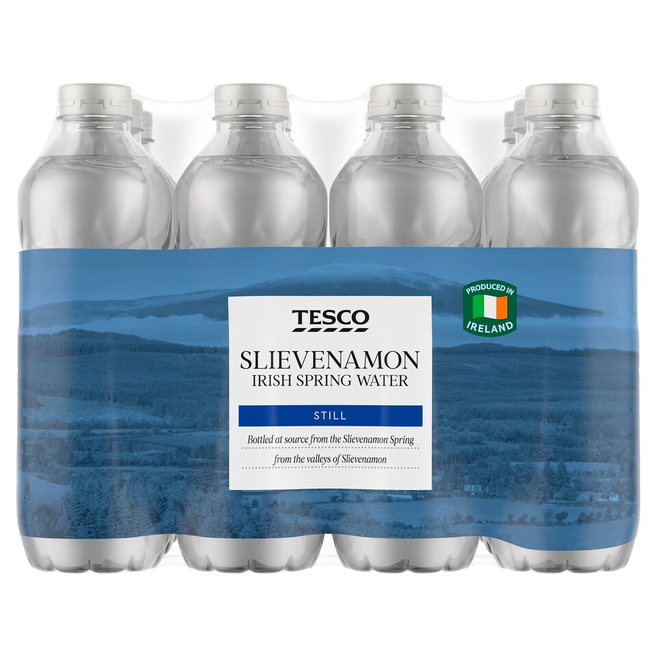 Tesco Slievenamon Irish Still Spring Water 12X500ml