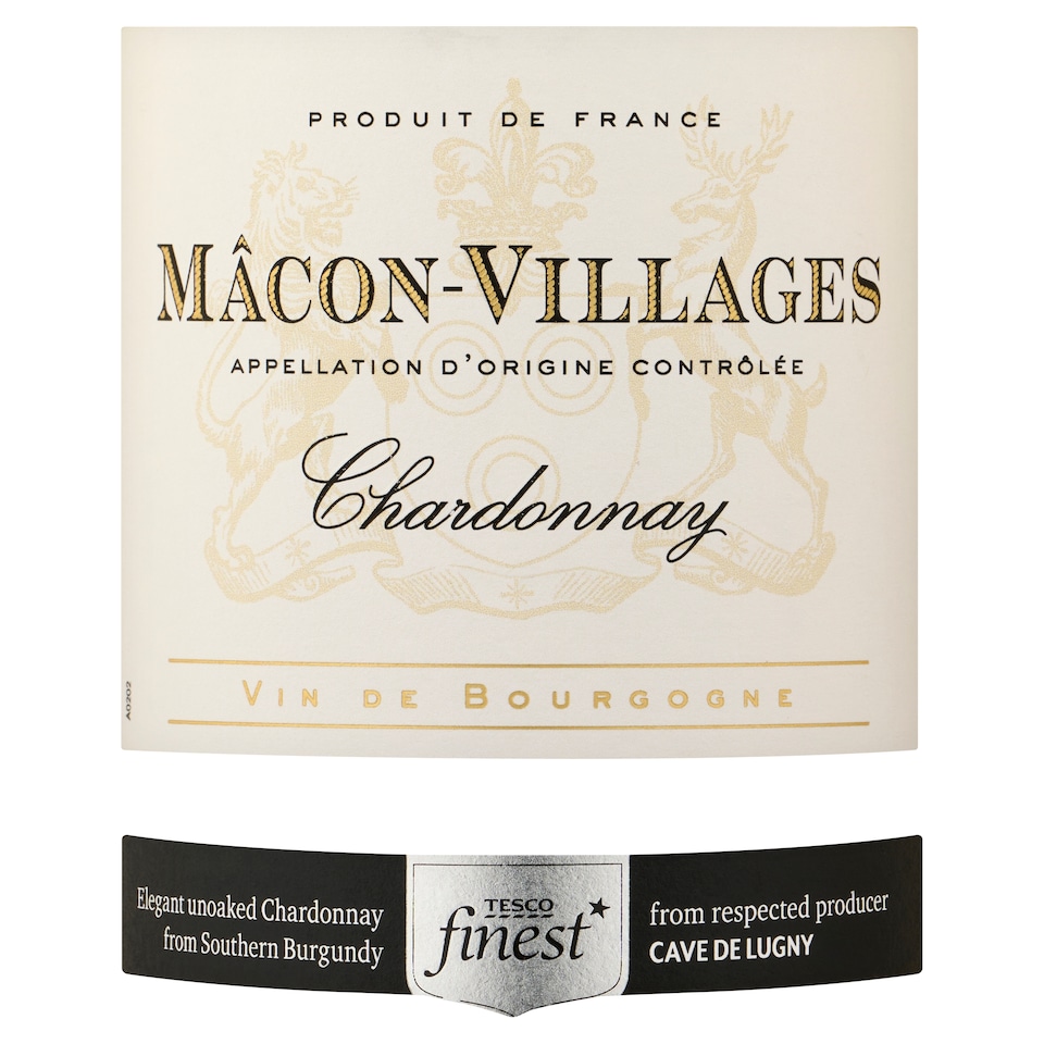 image 1 of Tesco Finest Macon-Villages Chardonnay 750ml
