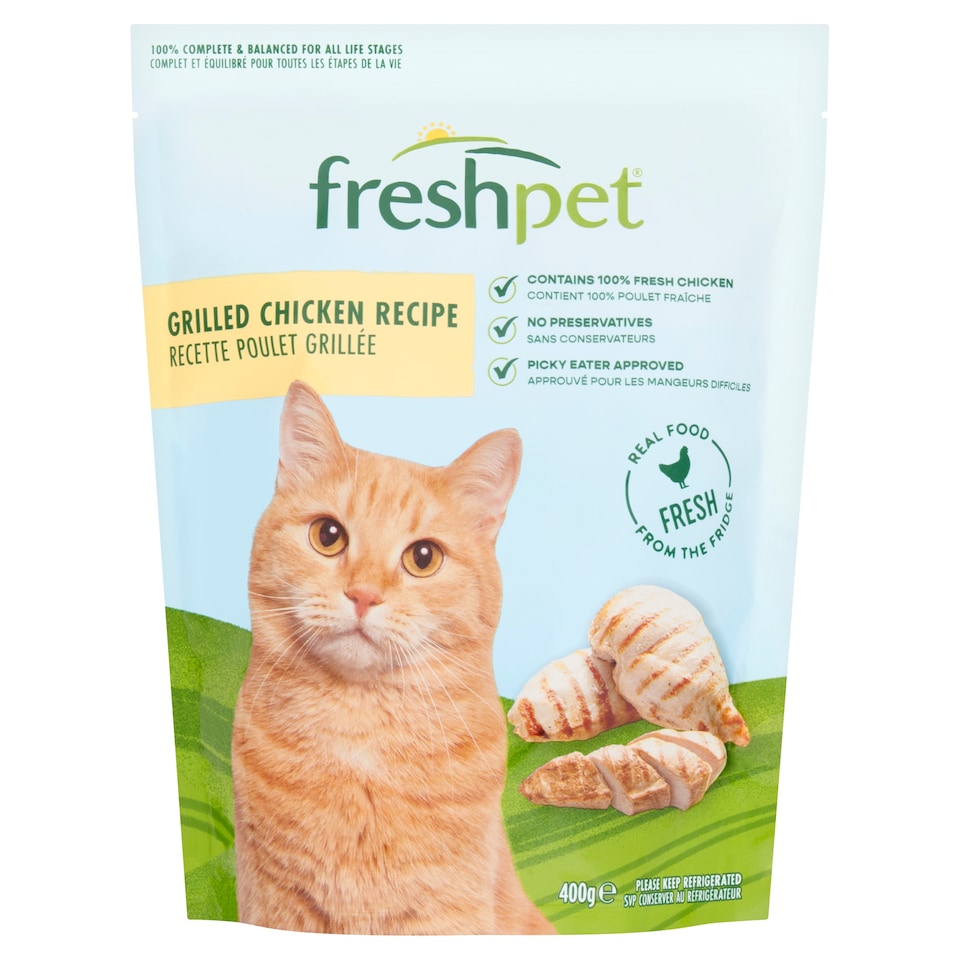 Freshpet Grilled Chicken Recipe Cat Food 400g