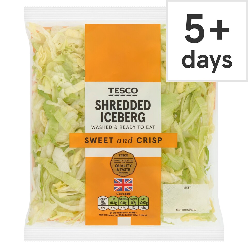 image 1 of Tesco Shredded Iceberg 130g (c)