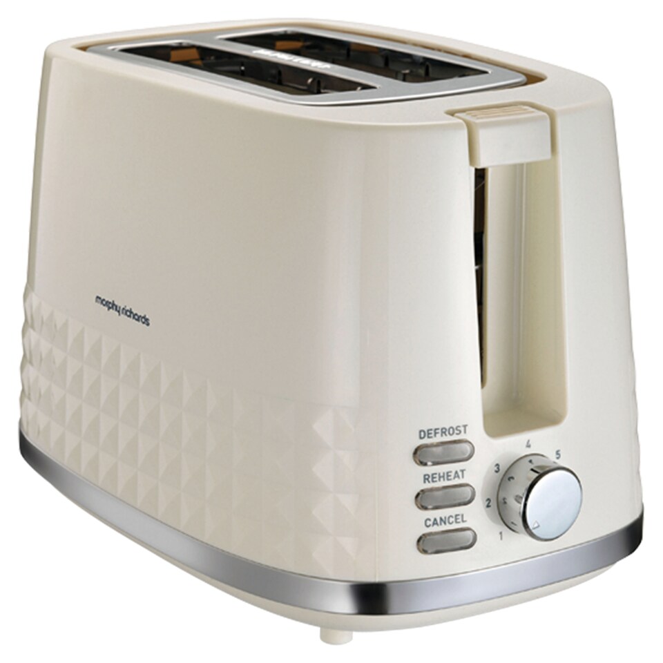Morphy Richards Dimensions 2 Slice Toaster Cream