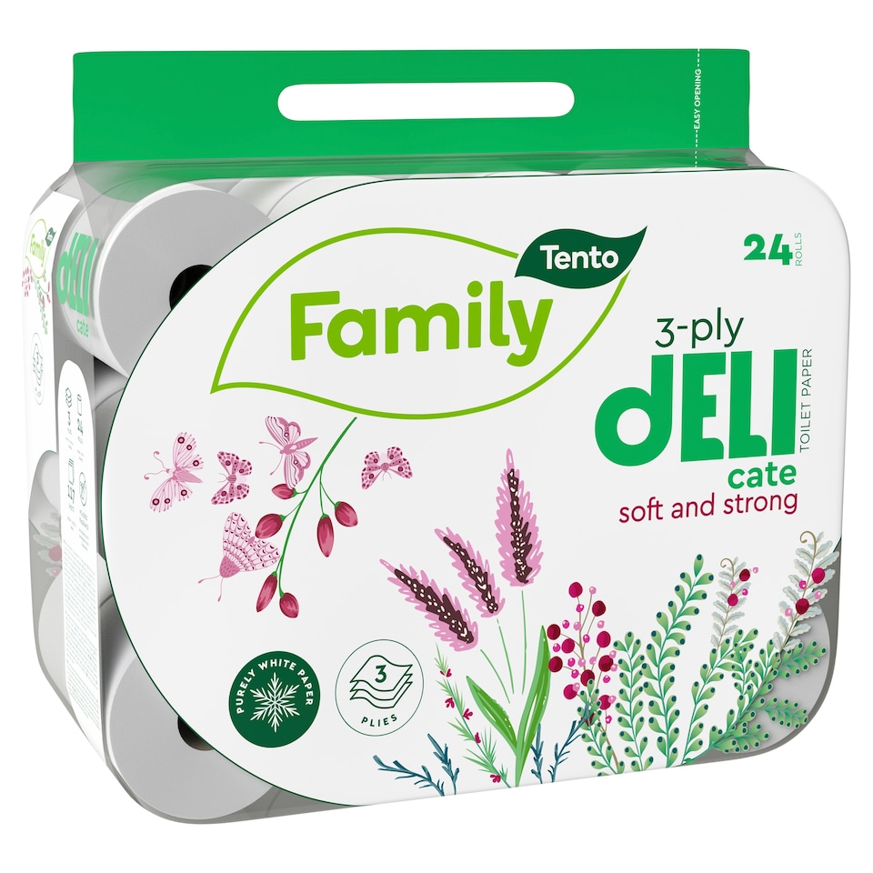 obrázok 1 z Tento Family Delicate toaletný papier 3 vrstvy 24 kotúčov