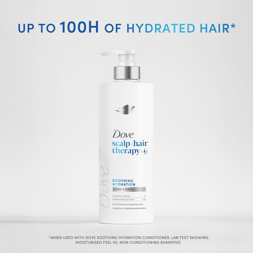 image 1 of Dove Scalp Hair Therapy Soothing Hydration Conditioner 400ml