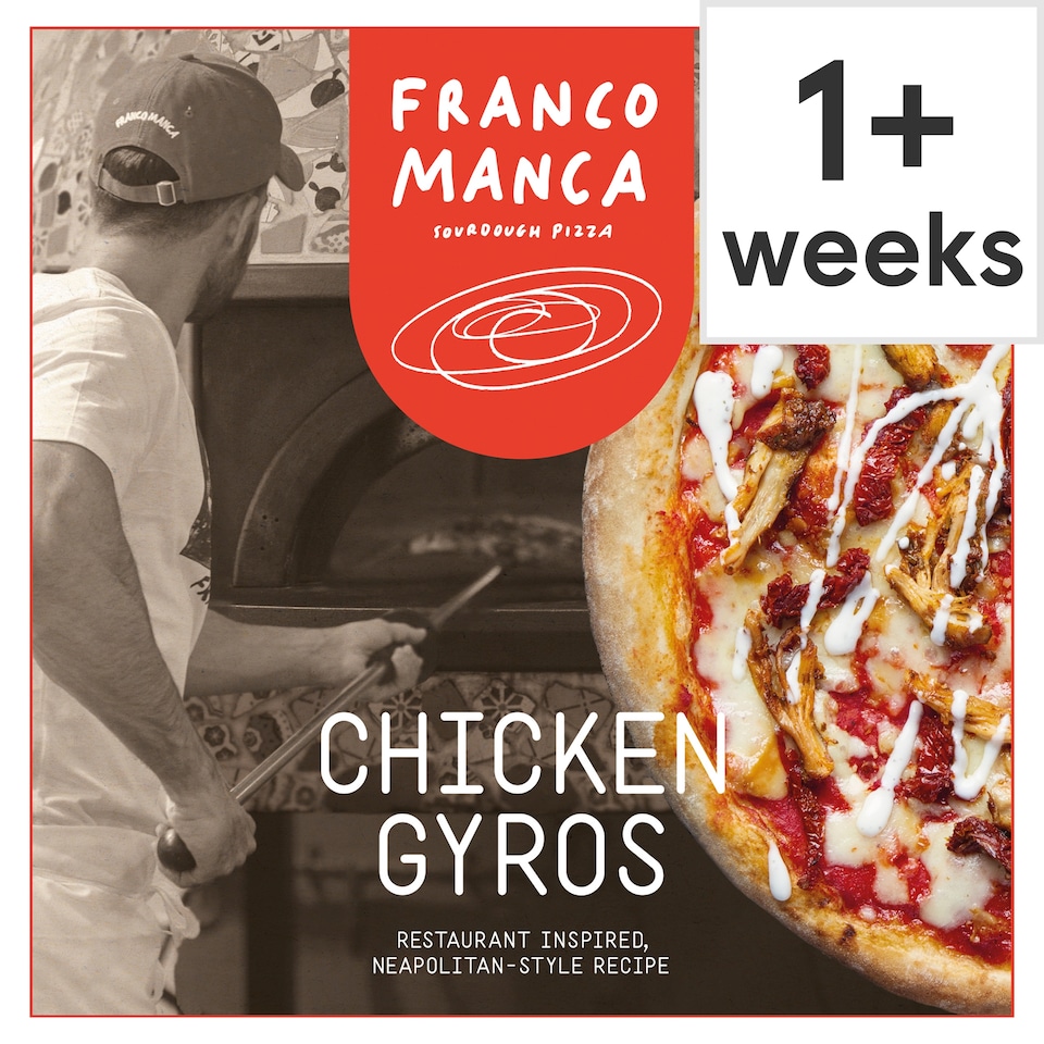 Franco Manca Chicken Gyros Pizza 485g