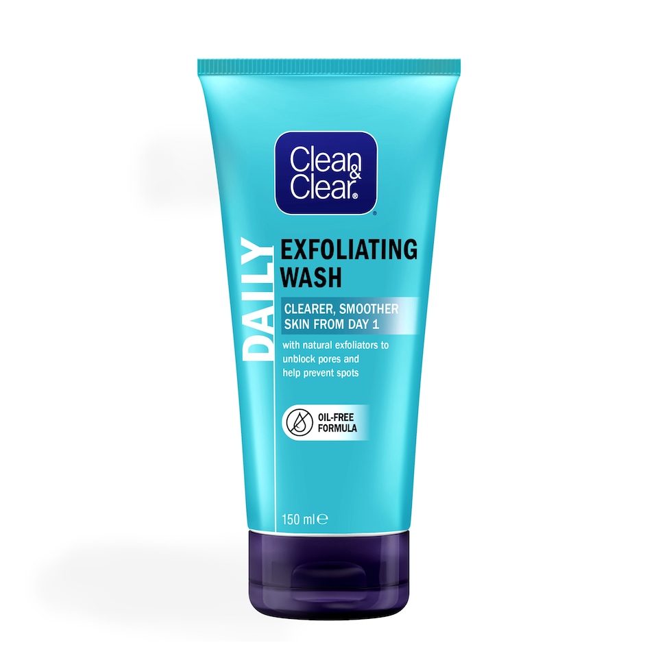 image 1 of Clean & Clear Exfoliating Daily Wash Face Wash Scrub 150ml