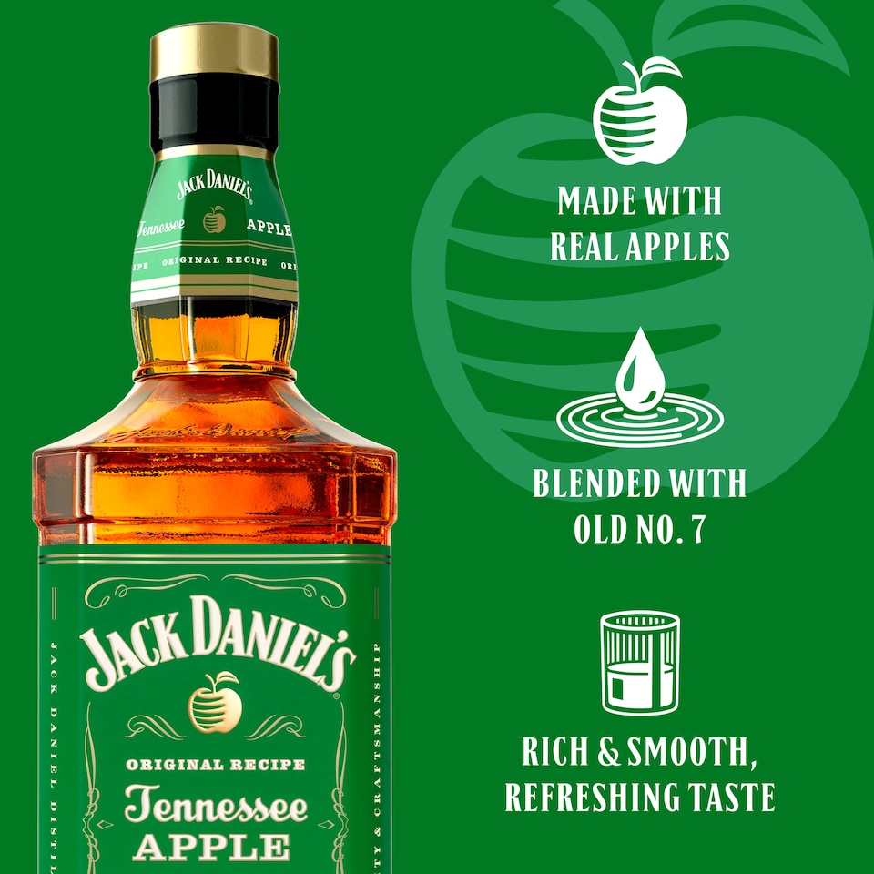 image 1 of Jack Daniel's Tennessee Apple 70 cL