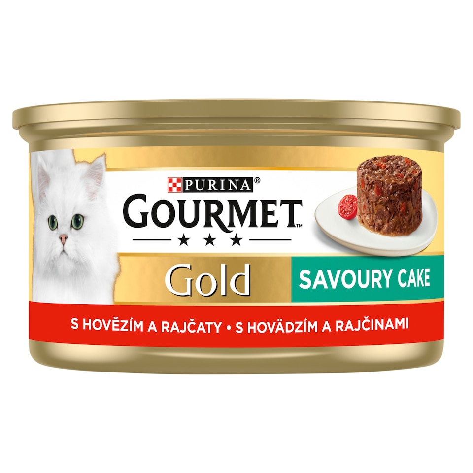 obrázok 1 z Gourmet Gold Savoury Cake konzerva pre mačky hovädzie 85 g