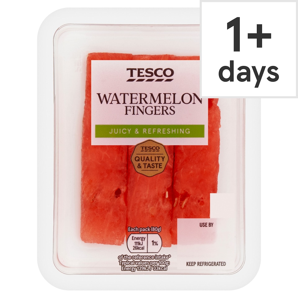 Tesco Watermelon Fingers 80G