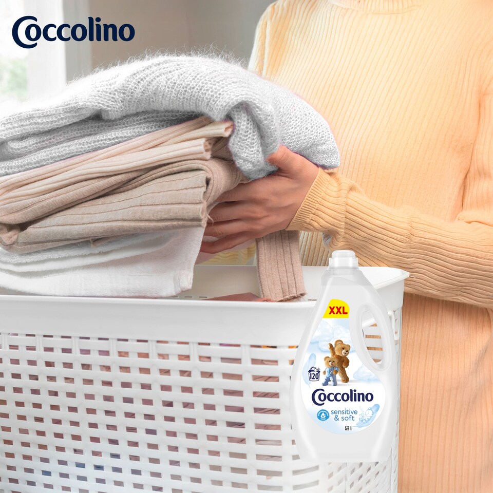 Obrázek 1 pro produkt Coccolino aviváž Sensitive Pure 120W 3l