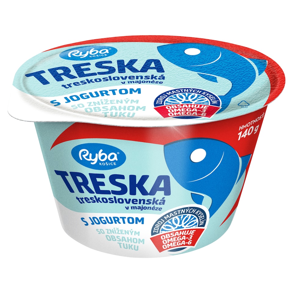 Ryba Košice Treska treskoslovenská v majonéze s jogurtom 140 g