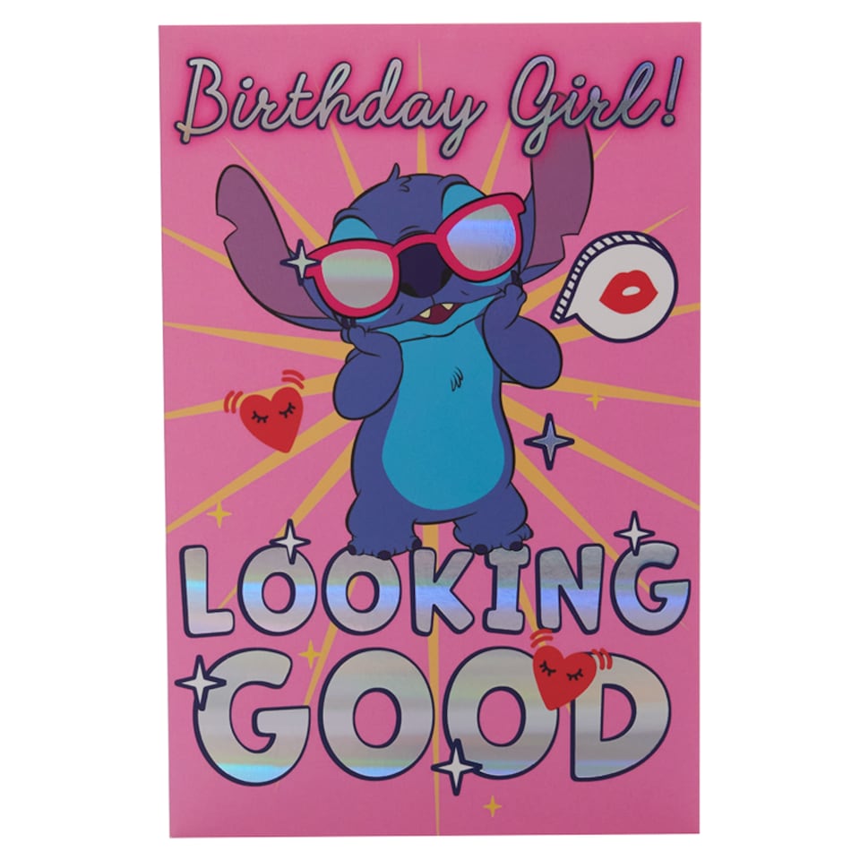 Carlton Birthday Card Disney Birthday Girl!