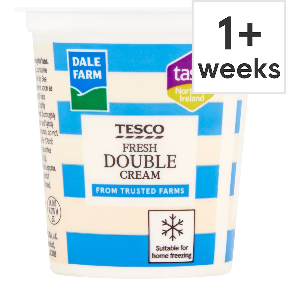 Tesco British Double Cream 125Ml