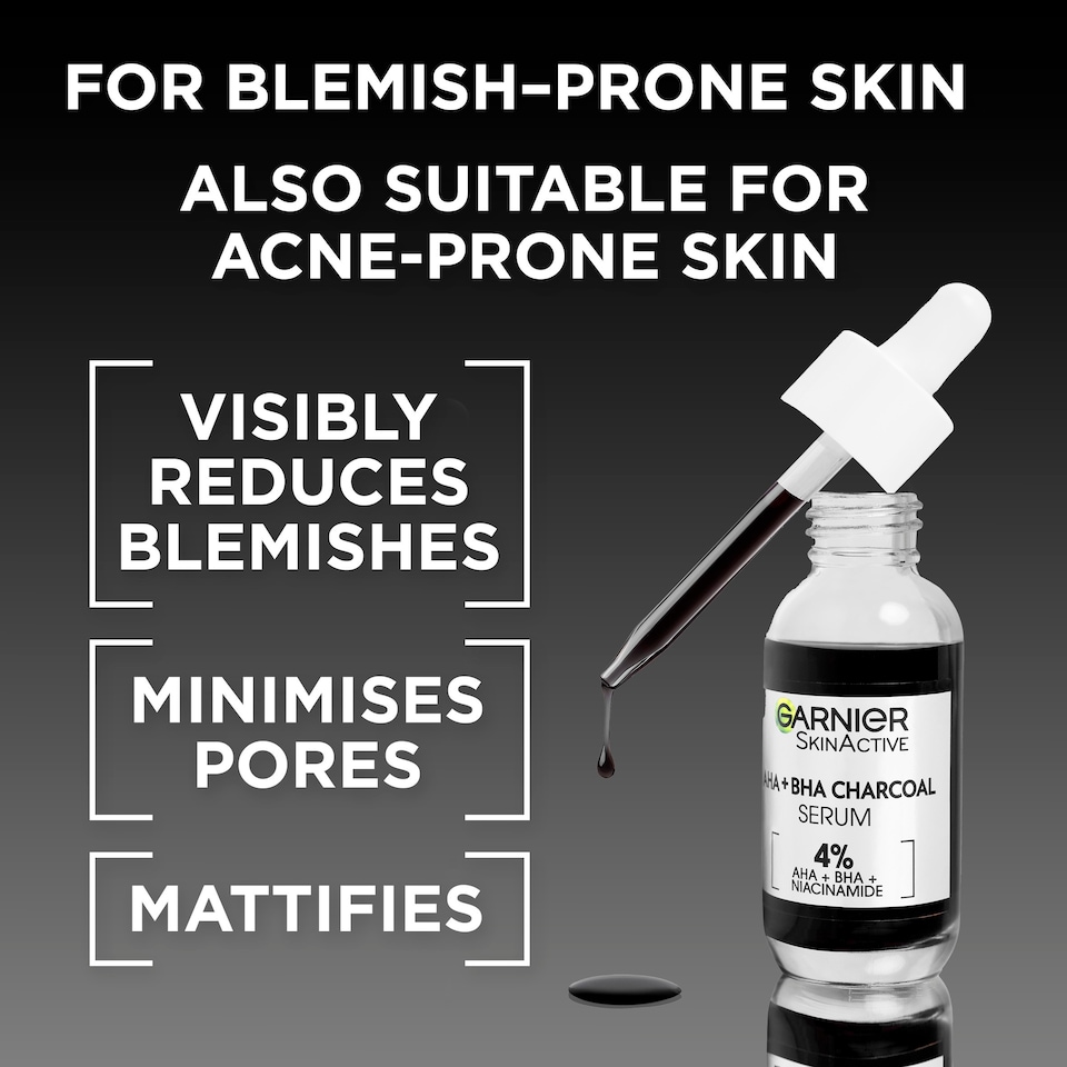 image 1 of Garnier Skin Active Charcoal Anti-Blemish Serum 30Ml