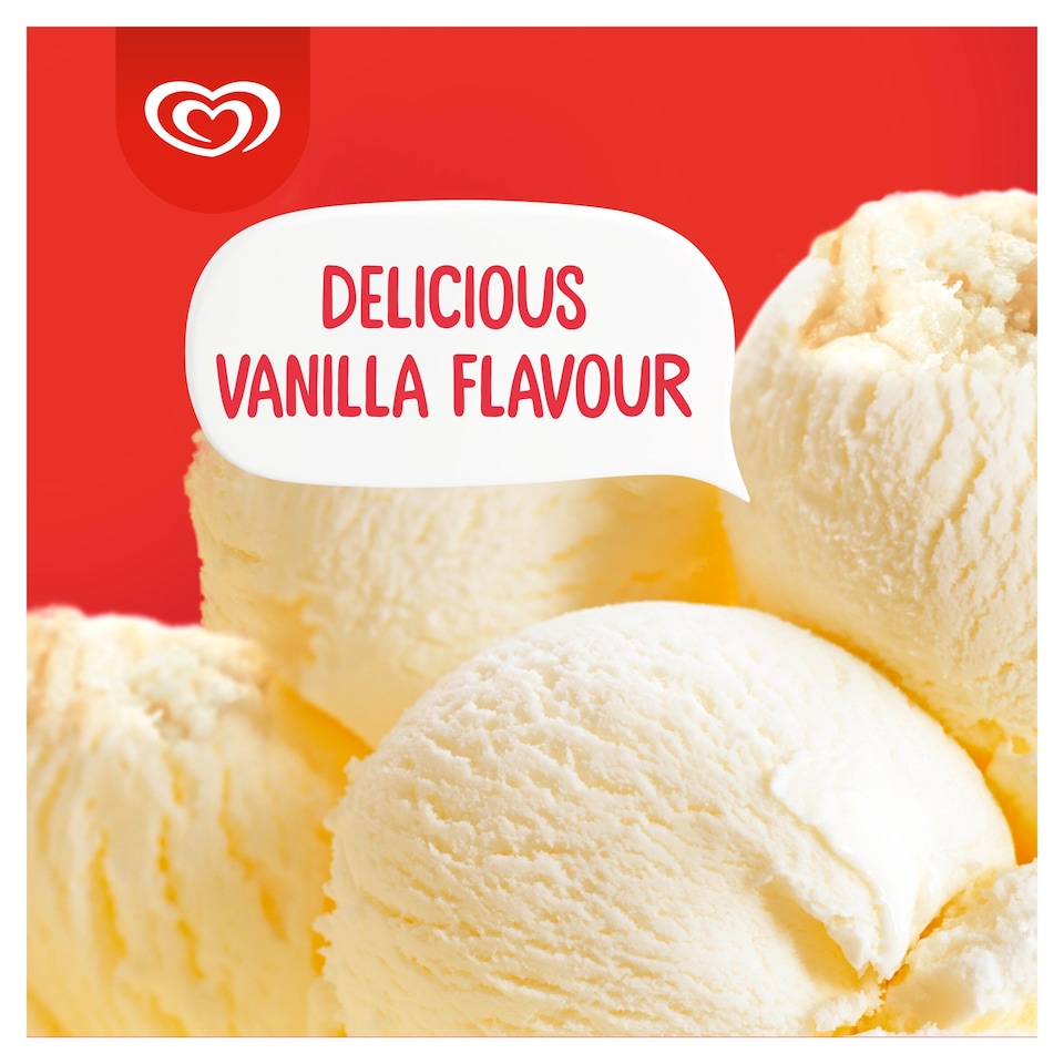 image 1 of Walls Soft Scoop Vanilla Light Ice Cream Tub 1800ml
