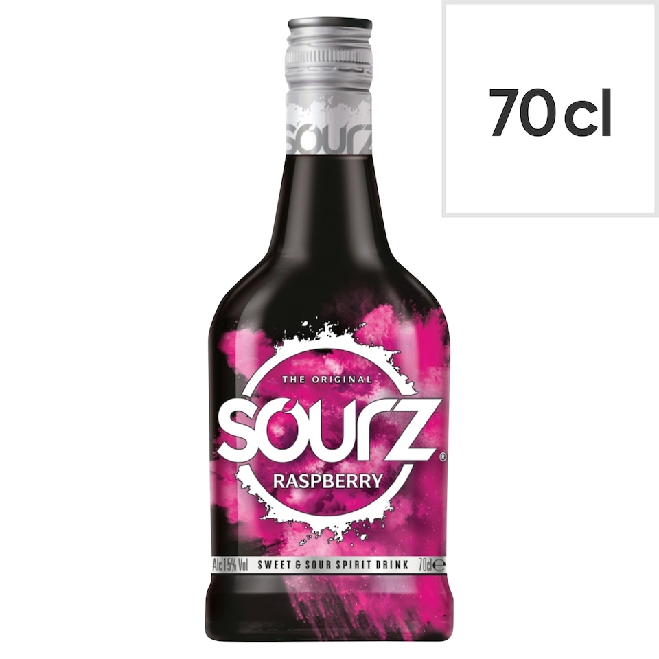 image 1 of Sourz Raspberry Liqueur 70cl