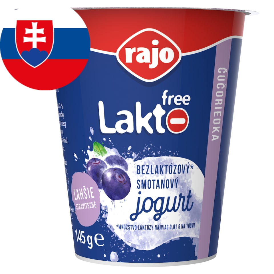 image 1 of Rajo Lakto Free Cream Yogurt Blueberry 145 g