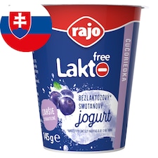 Rajo Lakto Free Smotanový jogurt čučoriedka 145 g