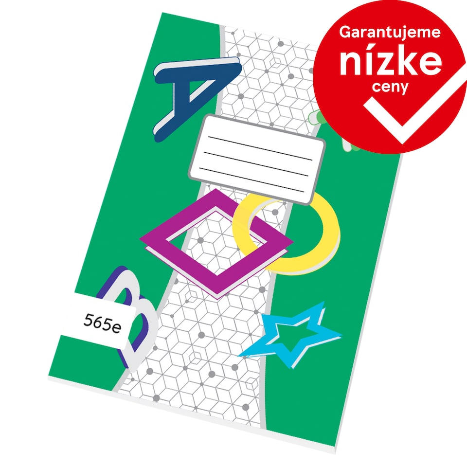 Školský zošit EKO 565 A5 štvorčekový