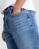 image 2 of F&F FREEFIT® Tapered Leg Jeans in Blue