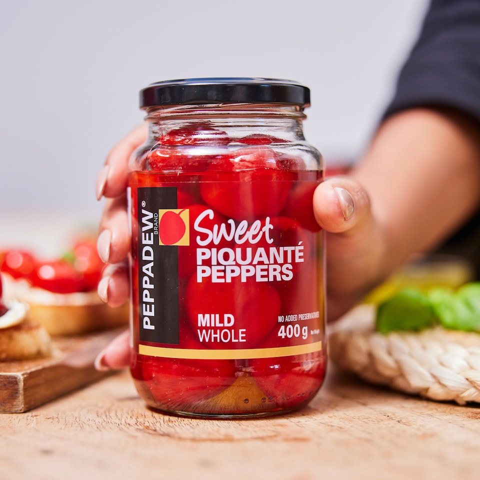 image 1 of Peppadew Sweet Piquante Mild Whole Peppers 400G