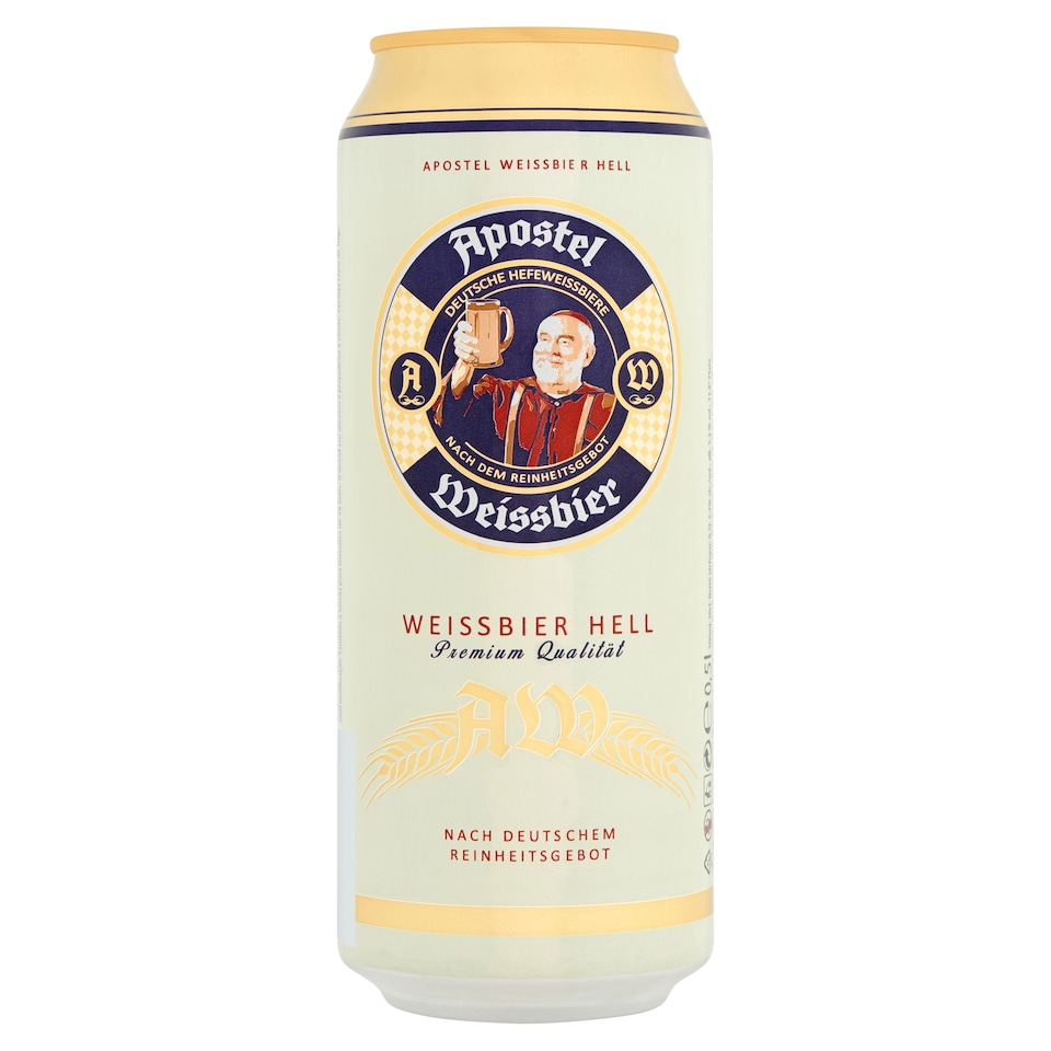 Apostel Weissbier szűretlen világos búzasör 5,3% 0,5 l