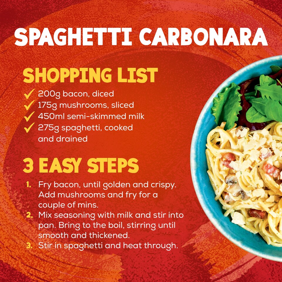 image 1 of Schwartz Spaghetti Carbonara Recipe Mix 32g 