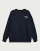 image 4 of F&F Active AFTERCLASS Cotton Rich Slogan Sweatshirt in Navy