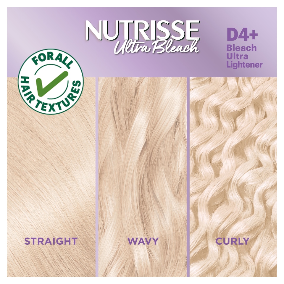 image 1 of Garnier Nutrisse Ultra Colour D4+ Ultra Lightener Hair Dye