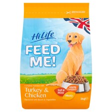 Hi Life Feed Me With Turkey Chicken 2kg Tesco Groceries