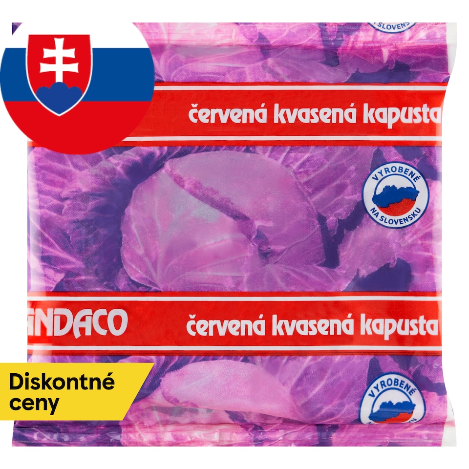 Andaco Červená kvasená kapusta 500 g
