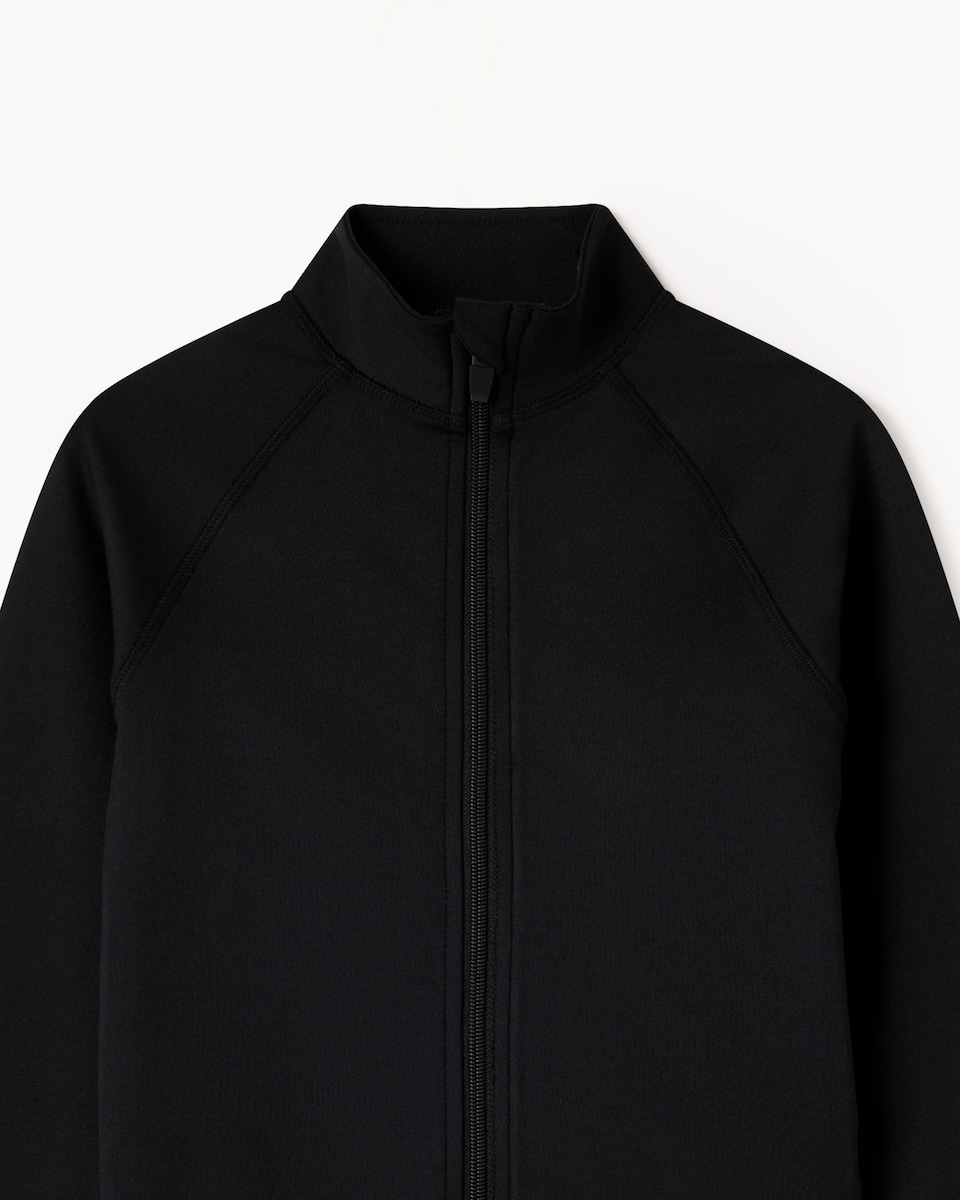 image 1 of F&F Active ULTRAMOVE Zip Up Jacket in Black