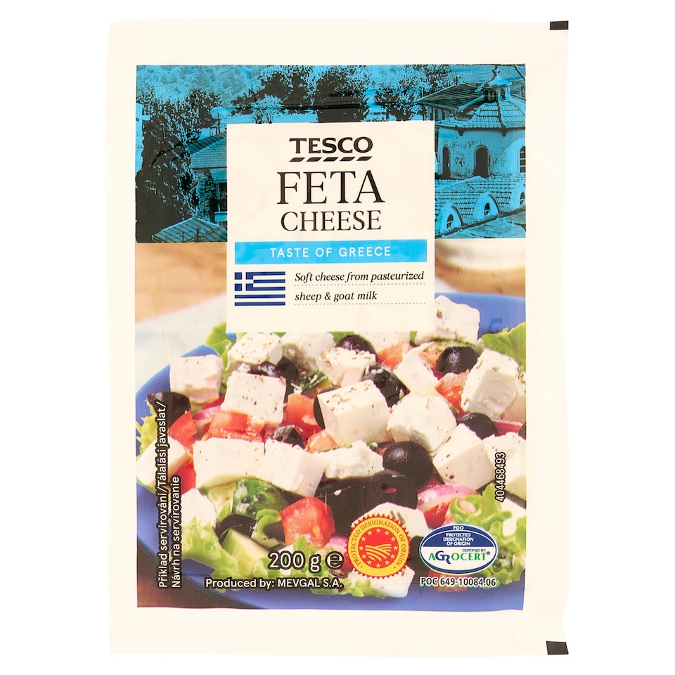 Tesco félzsíros, lágy feta sajt juh- és kecsketejből 200 g