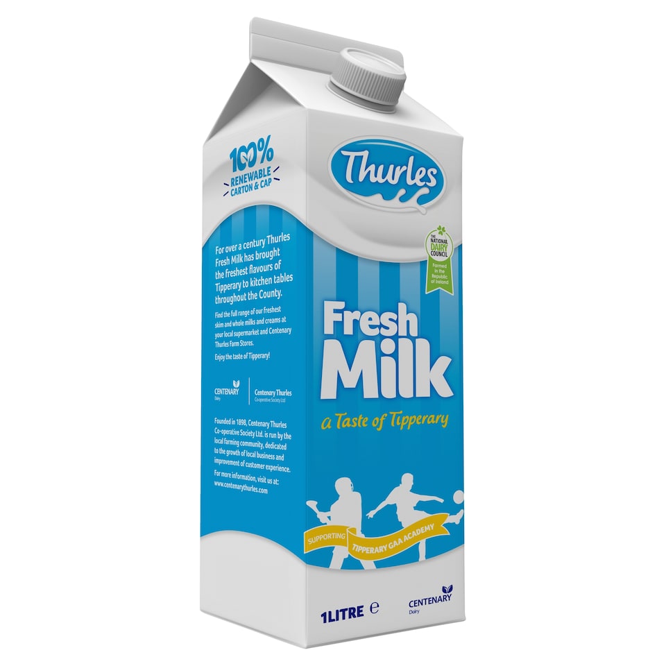 Thurles Fresh Milk Crton 1 Litre