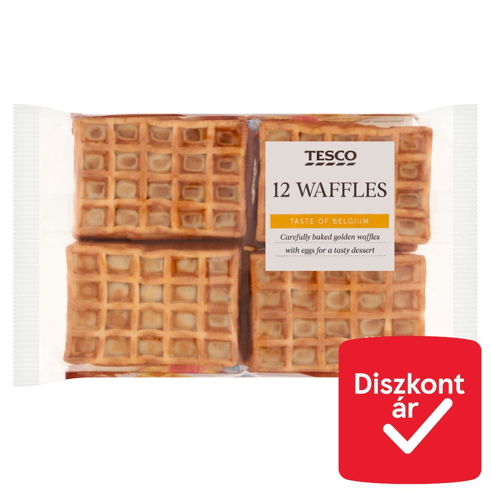 Tesco Waffles 12 pcs 250 g