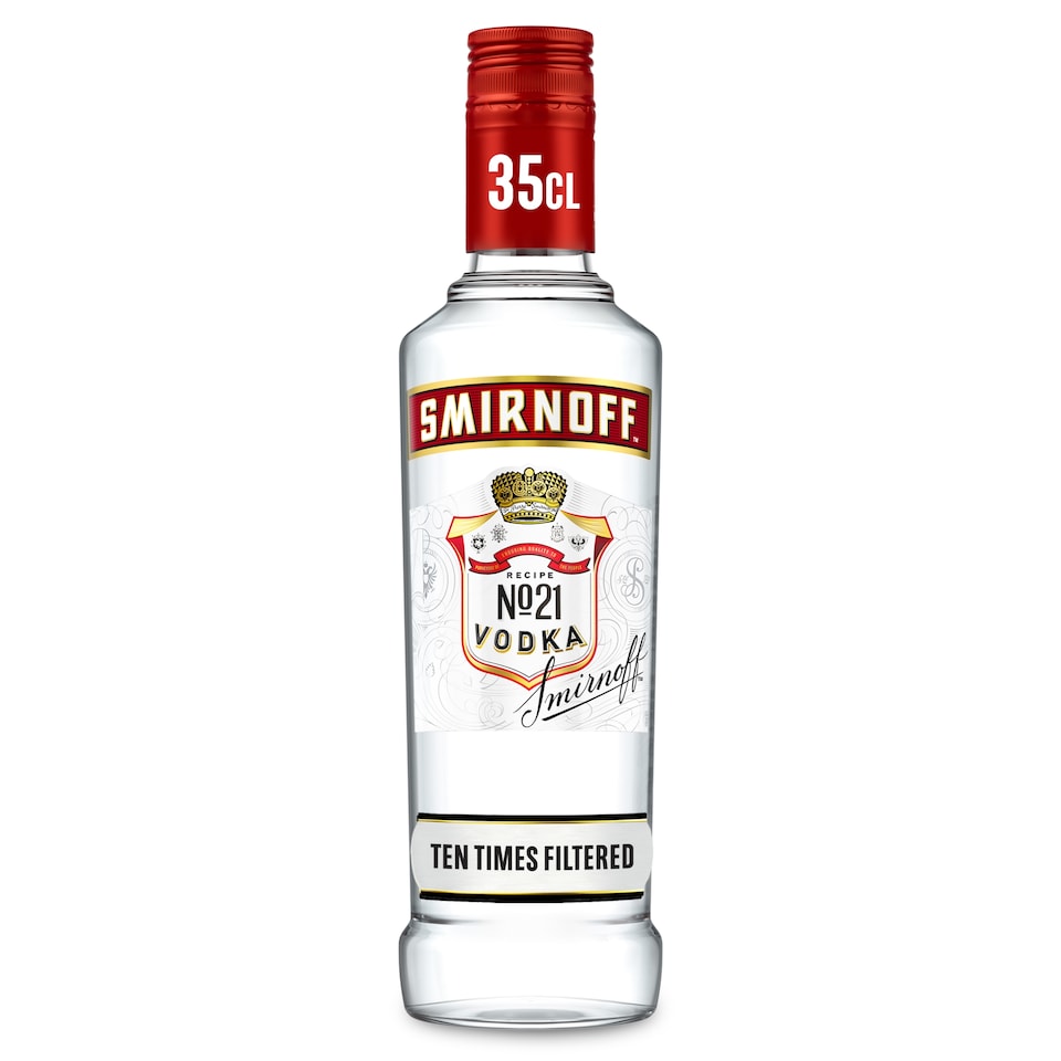 image 1 of Smirnoff No.21 Red Label Vodka 35cl