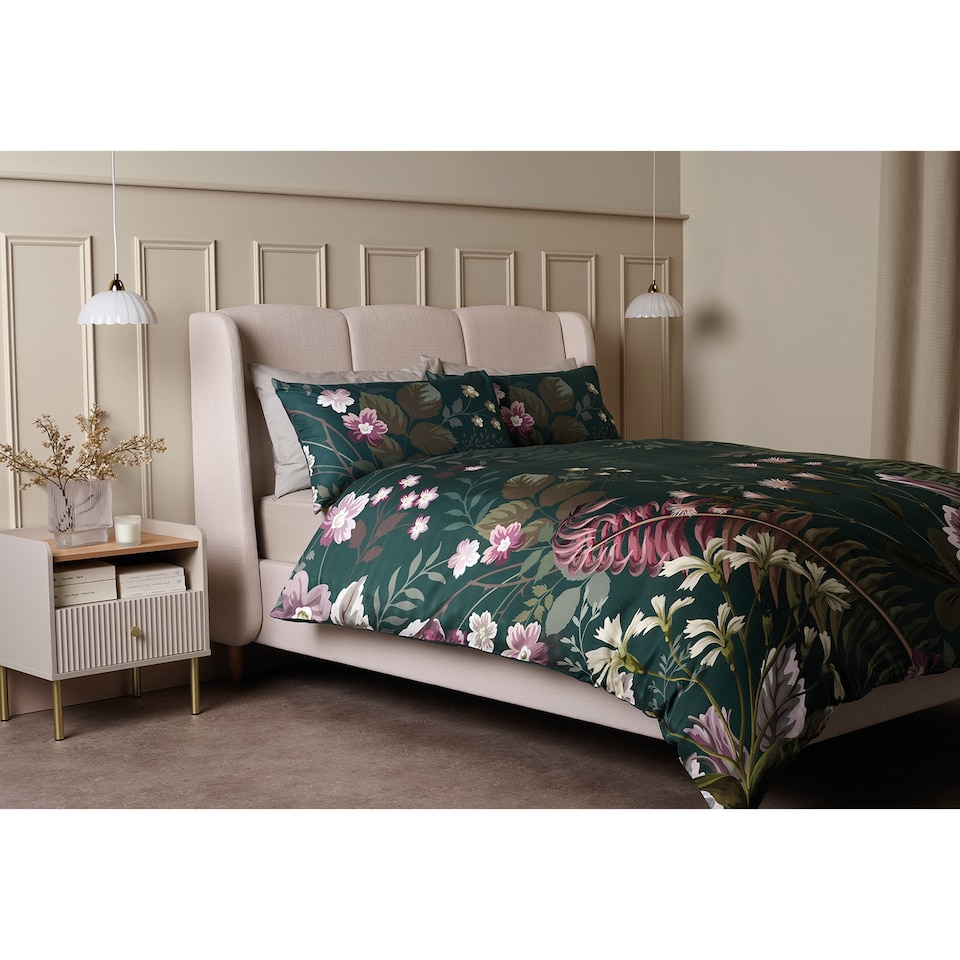 F&F Home Bedding Digital Print Floral Duvet Set Super King