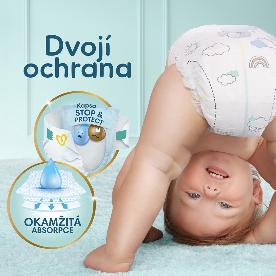 Obrázek 1 pro produkt Pampers Premium Care Velikost 2, 46 Dětské Plenky, 4kg-8kg