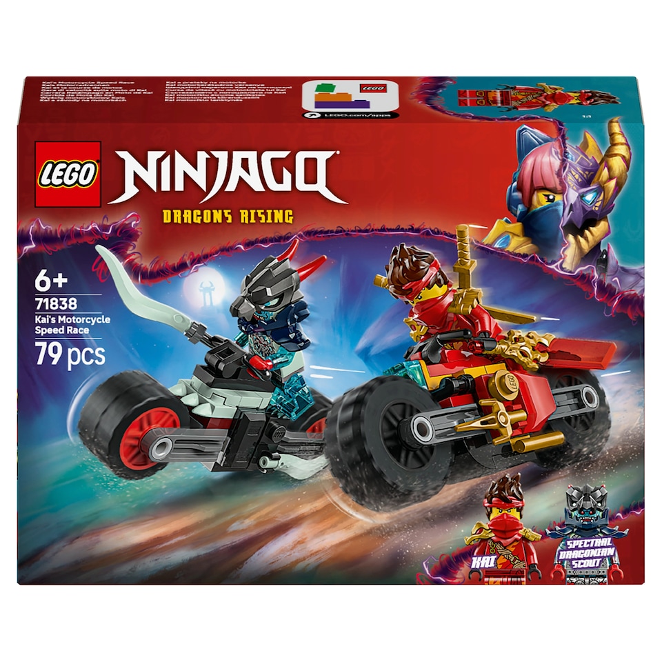 obrázok 1 z LEGO NINJAGO 71838 Kai a preteky na motorke