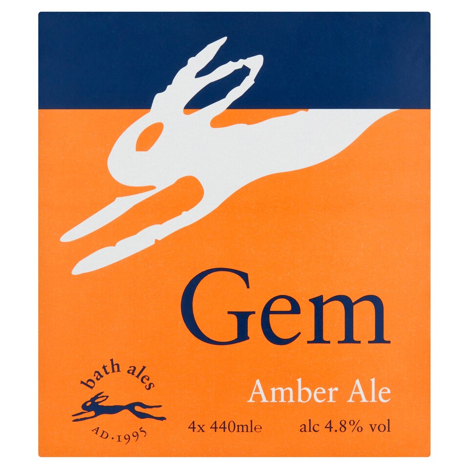 image 1 of Bath Gem Amber Ale 4X440ml
