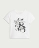 image 4 of F&F Girls Cotton Rich Sweet Energy Costa Rica Slogan T-Shirt in White