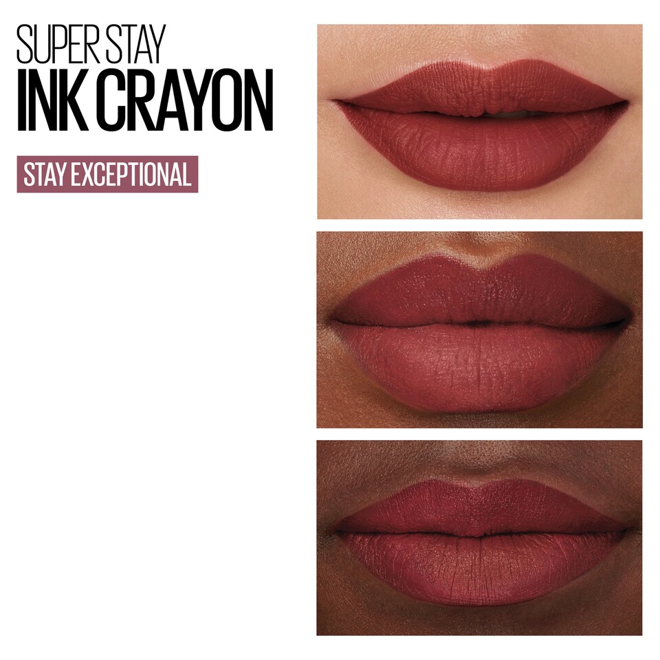 image 1 of Maybelline Superstay Lip Crayon Stay Exceptional