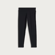 F&F Cotton Rich High Waisted Leggings in Black