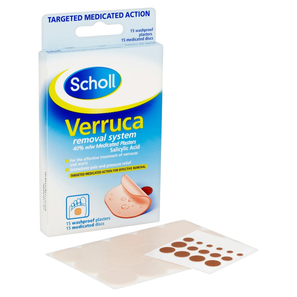 image 1 of Scholl Verruca Removal Plasters Foot Care