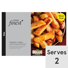 Tesco Finest Chunky Chips With Sea Salt 450G