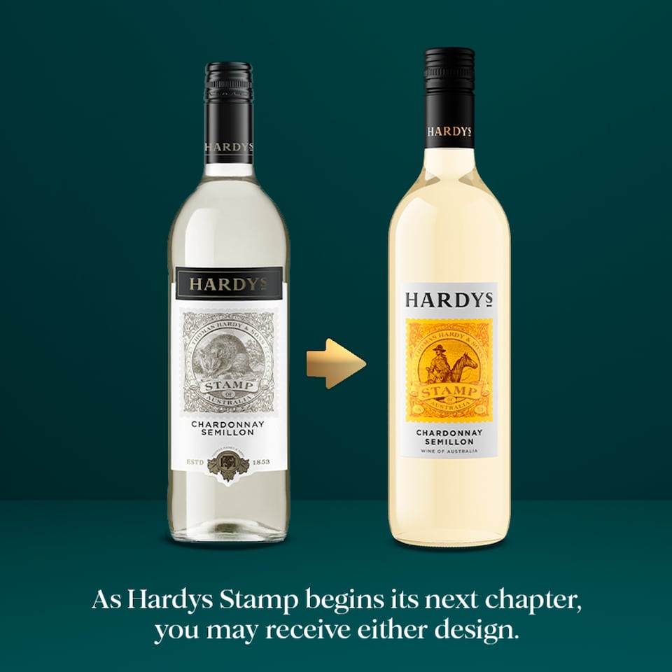 image 1 of Hardys Stamp Chardonnay Semillon White Wine 75cl