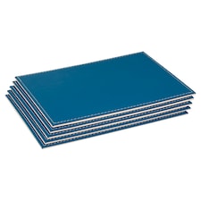 Tesco Faux Leather Midnight/Taupe Placemat 4 Pack