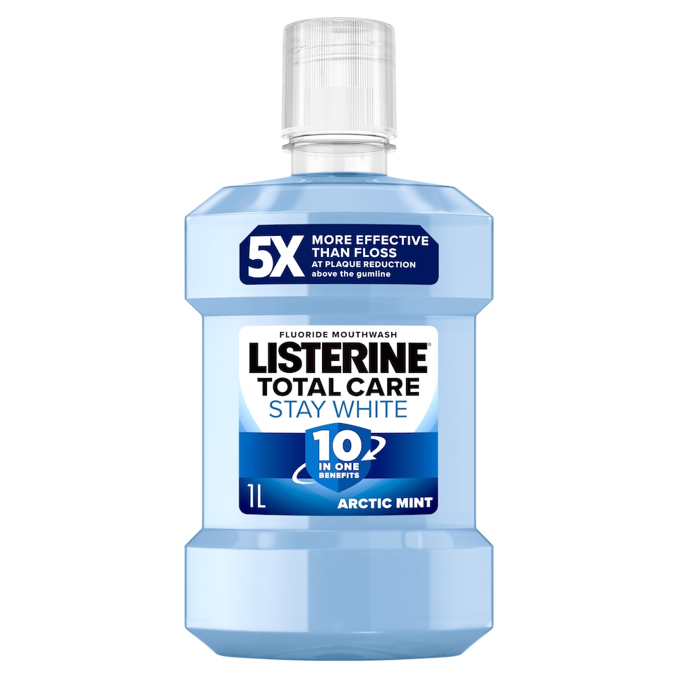 image 1 of Listerine Total Care Stay White Arctic Mint Mouthwash 1L
