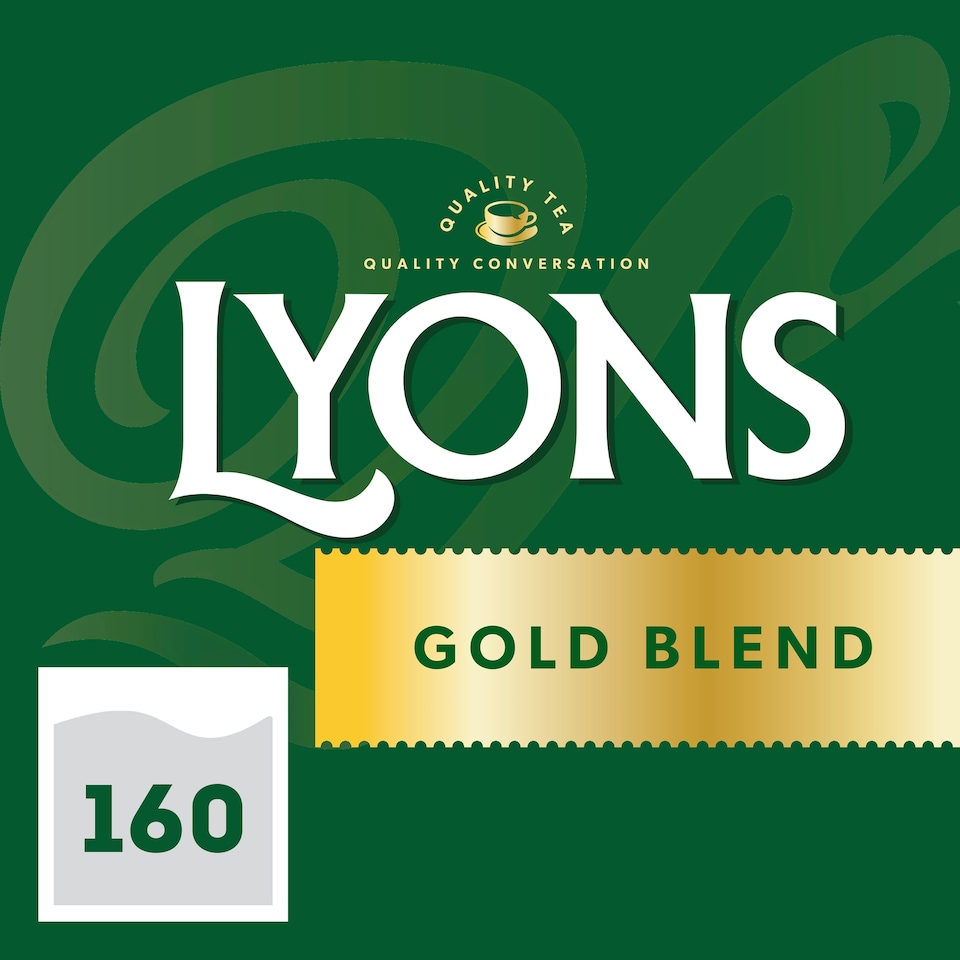Lyons Gold Blend 160 Tea Bags 464G