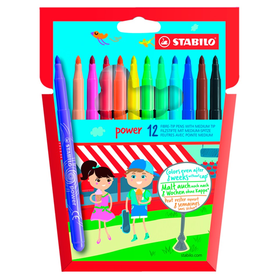 Stabilo Trio filctoll 12 db