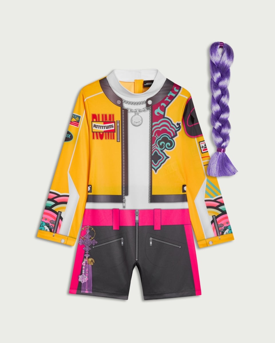 image 1 of K-Pop Demon Hunters Rumi Fancy Dress Costume in Yellow